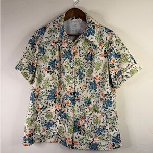 Vintage Floral Short Sleeve Shirt